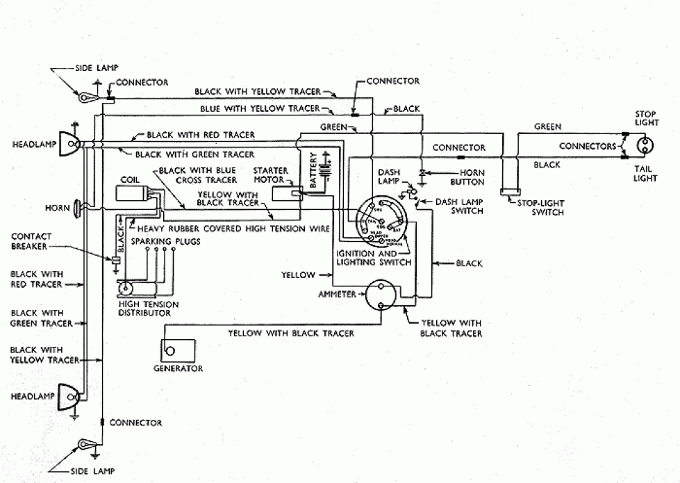 126: wiring diagram model Y | Ford Aquaplane