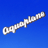 aquaplane script sticker