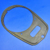 rubber gasket (headlamp to wing) black