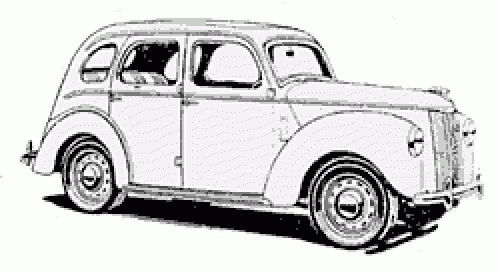 Ford Prefect, Model E493A (1949 to 1953) | Ford Aquaplane wiring diagrams for home improvements 